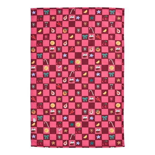 Porto 'Tis The Season Set of 2 Tea Towels Mince Pie