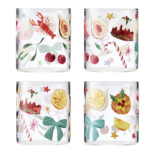 Porto 'Tis The Season Set of 4 Tumblers 320ml