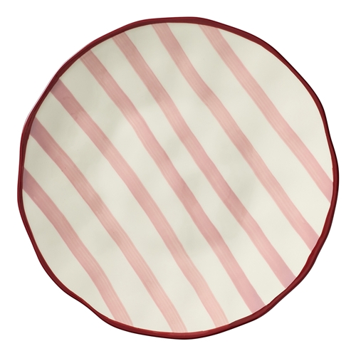 Porto Sable Round Platter 35cm Raspberry