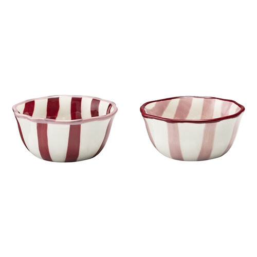 Porto Sable Set of 2 Dip Bowls Raspberry