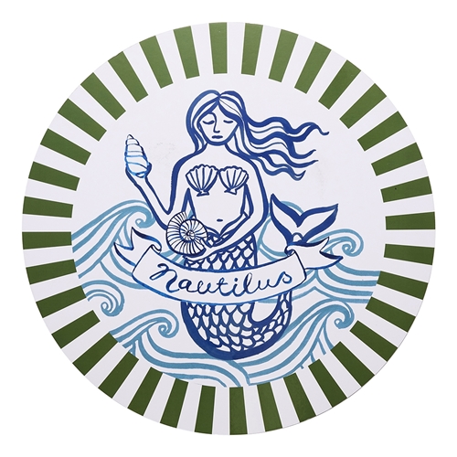 Porto Nautilus Set of 4 Round Placemats 34cm Del Mare