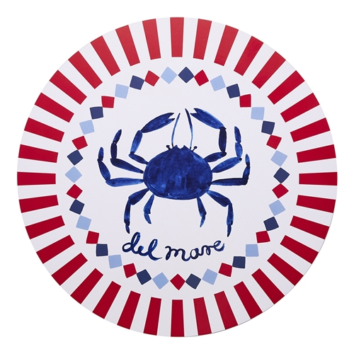 Porto Nautilus Set of 4 Round Placemats 34cm Del Mare