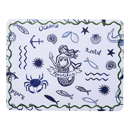 Porto Nautilus Set of 4 Placemats 34cm Siren