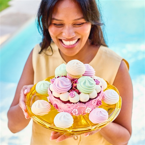 Porto Limone Footed Cake Plate 27cm