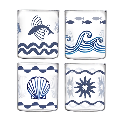 Porto Nautilus Set of 4 Tumblers 320ml