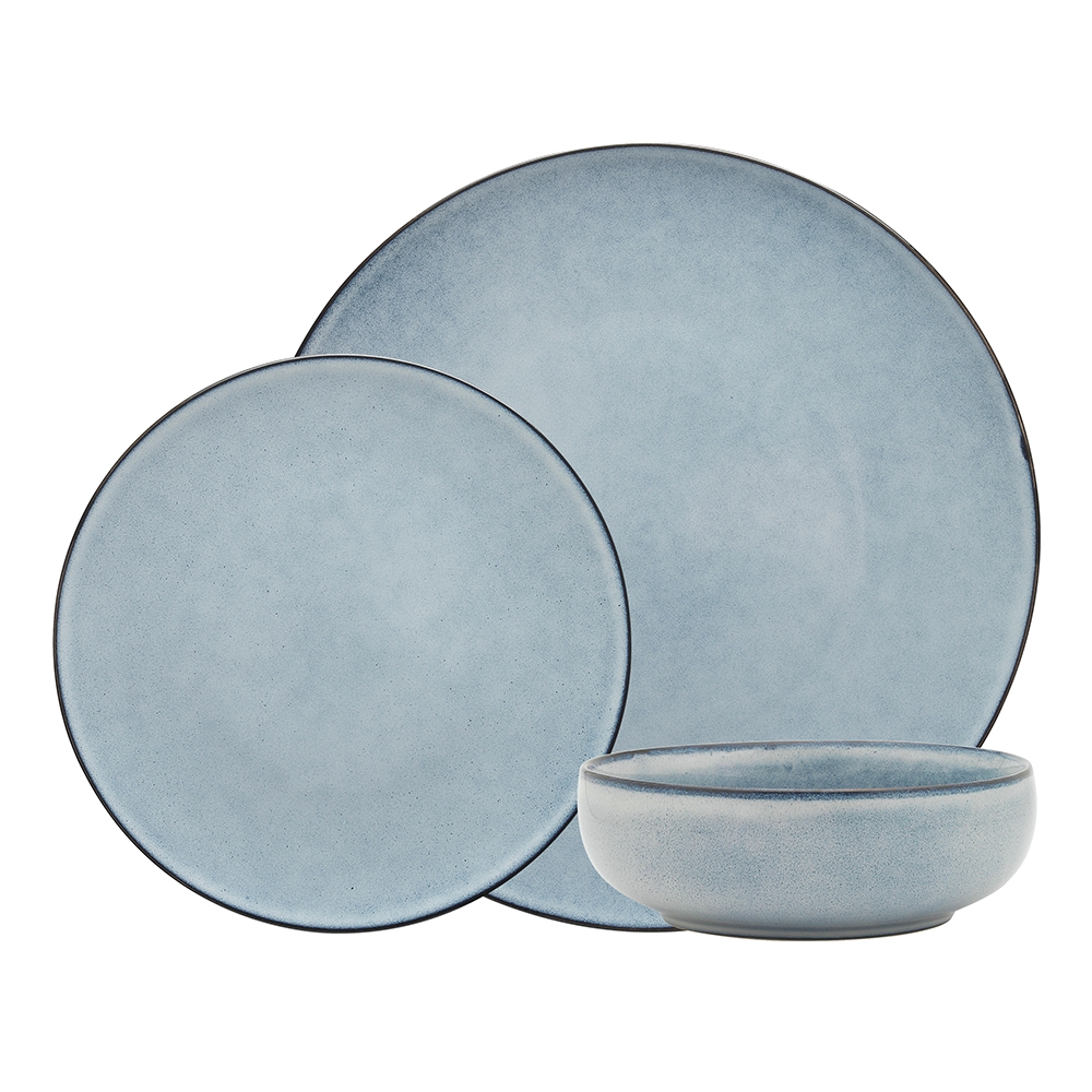 EC63715 Ecology Circa 12 Piece Dinner Set Sky CWM Homewares